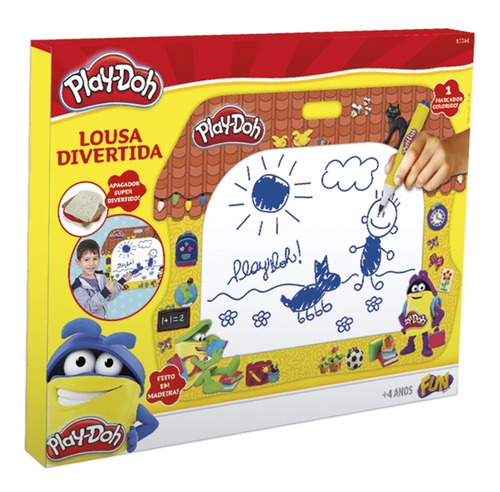 Brinquedo Play Doh Kit De Artes Lousa Divertida Da Fun 80060