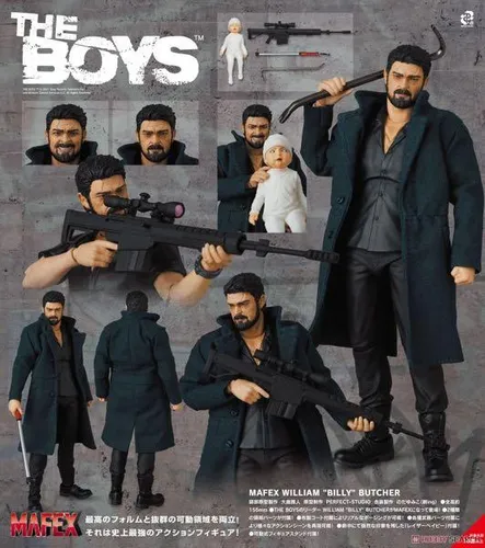 Action Figure Mafex 154 William Billy Butcher The Boys