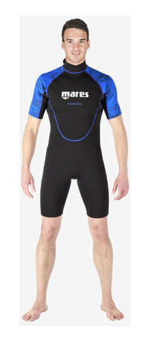 Traje De Neopreno Buceo Wetsuit  Mares Shorty Manta  2.2mm