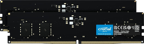 Kit De Memoria Ram Crucial De 16 Gb (2 X 8 Gb) Ddr5 4800 Mhz