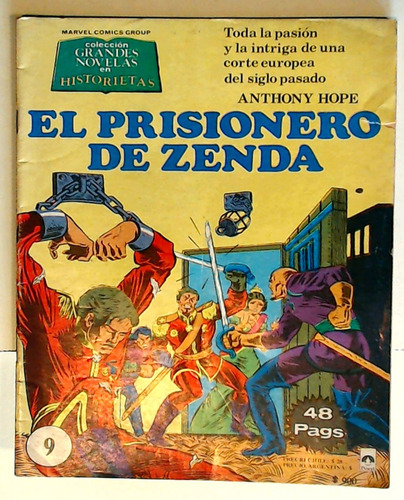 El Prisionero De Zenda  Colección Grandes Novelas Historieta