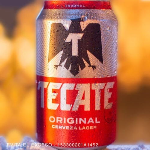 Cerveza Tecate Clásica Pilsner Lagerdorada lata 355 mL 24 unidades