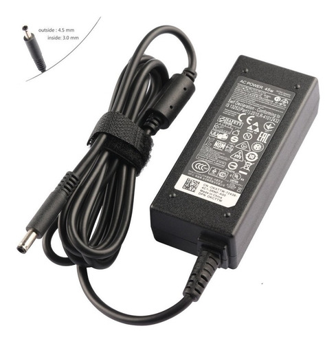 Imagen 1 de 3 de Cargador Para Laptop Dell 19.5v 3.34a 4.5*3.0mm 65w Tienda