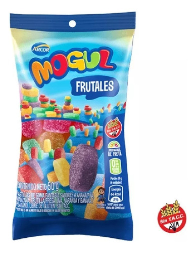 Gomitas Mogul Frutales 50gr X 10un