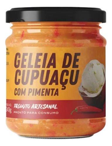 Geleia De Cupuaçu Com Pimenta Artesanal 240g Amazônico