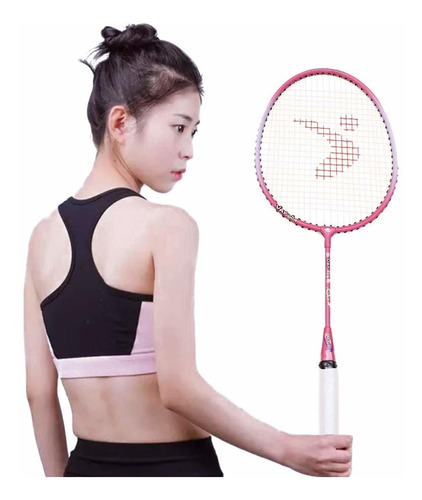 Besportble Juego Raqueta Badminton Para Niño Color Rosa