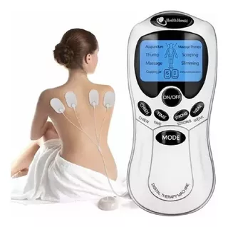 Electro Estimulador Masajeador 4 Pads Ejercitador Muscular