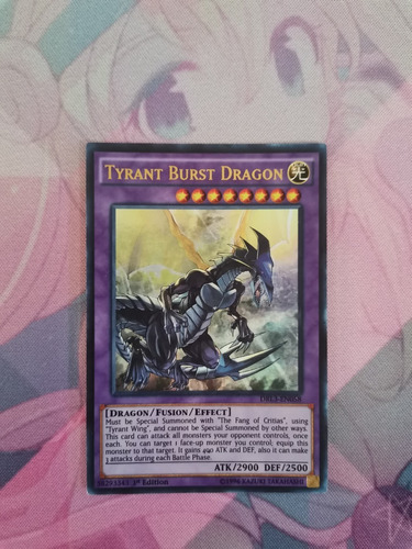 Tyrant Burst Dragon Ultra Rara Drl3 058 Yugioh 