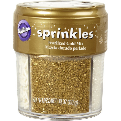 Sprinkles Gold Mix Wilton