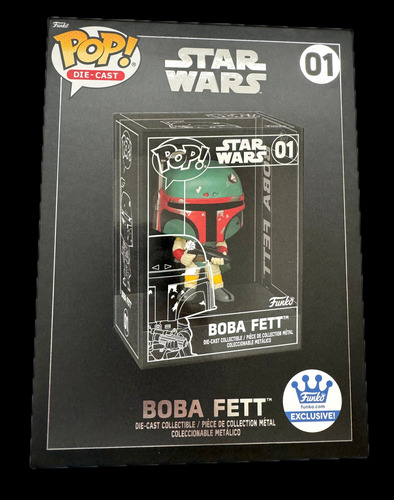 Funko Pop Funko Pop Boba Fett Die Cast Exclusivo Star Wars