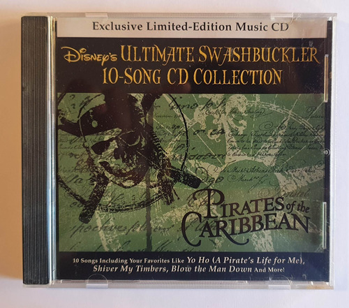 Cd Disney's Ultimate Swashbuckler 10-song Cd Collection [pir