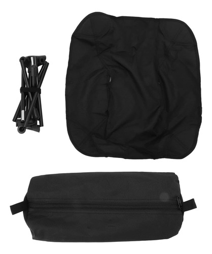 Silla Armable Plegable Campamento Negro