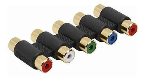 Adaptador 5-rca Hembra A 5 Rca Hembra - Audio Video Rgb