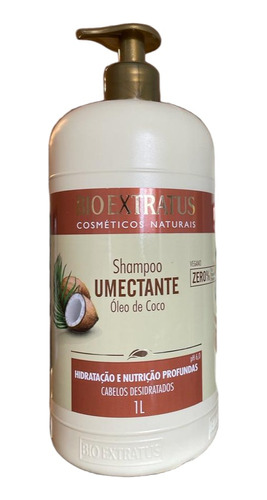Shampoo Cabelos Desidratados  Umectante 1000ml Bio Extr K327