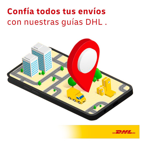 Imagen 2 de 6 de 2 Guía Prepagada Día Siguiente Dhl 1kg + Recolección Gratis