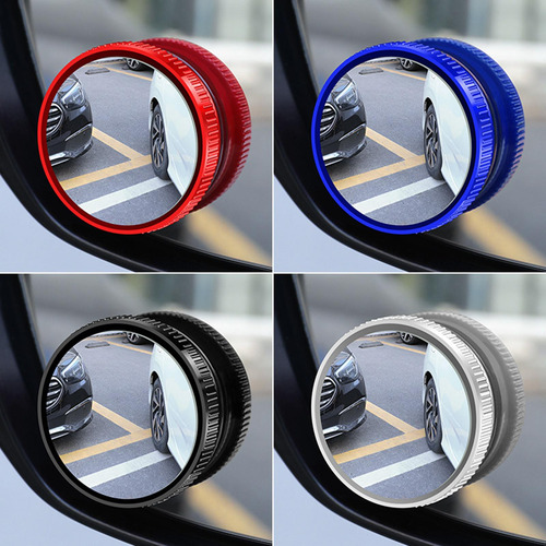 2 Espejo Angular Para Coche, Espejo Retrovisor Convexo Azul