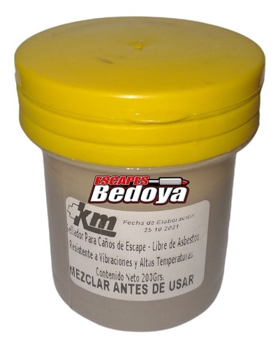 Imagen 2 de 5 de Sellador Alta Temperatura Para Escape Y Estufas Salamandras