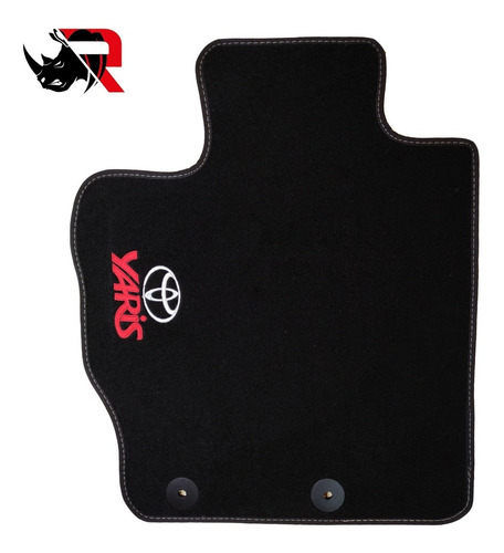 Imagen 2 de 5 de Tapete De Alfombra Automotriz Compatible Con Yaris Toyota