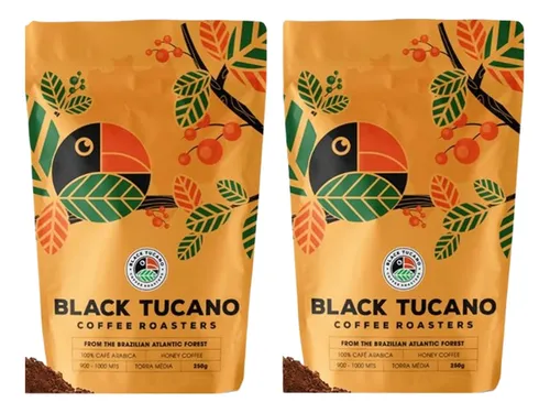 Black Tucano Café Especial Black Honey Torrado E Moído 500g
