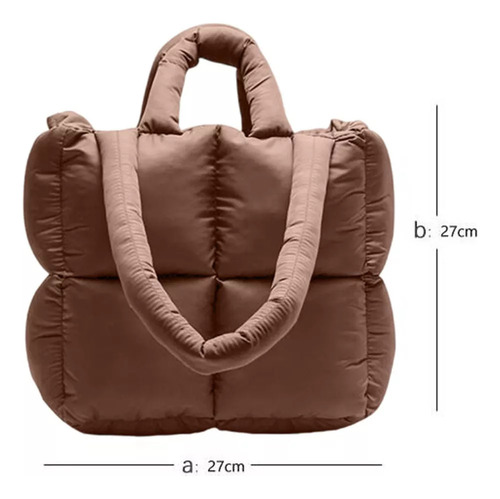 Bolso De Mujer Acolchado De Algodón Ligero De Down Bag E