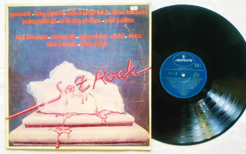 Compilado Soft Rock Genesis Dire Straits Lp Arg 1985 Ex/ex