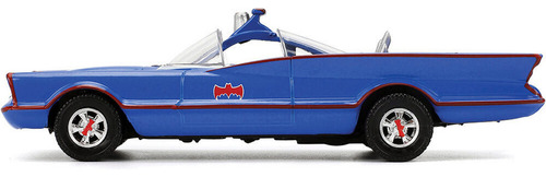 Batman Batimovil 1966 Clasico Adam West Jada 1:32 Azul Azul