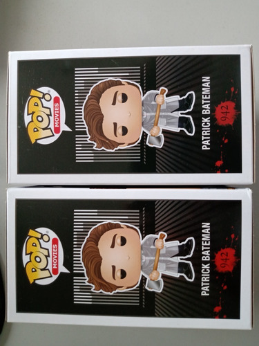 2 Funko Pop! American Psycho: Patrick Bateman Chase Y Normal