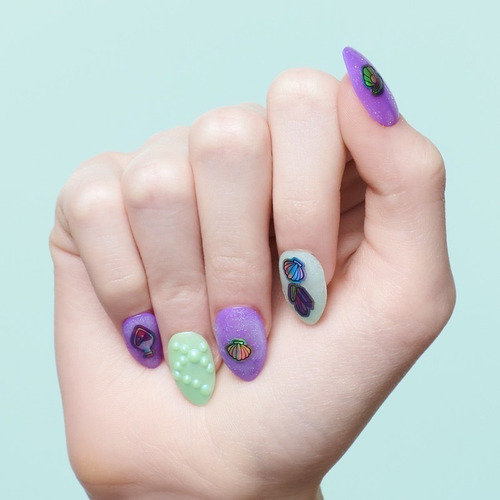 Go Glam Cool Maker Kit De Uñas Postizas Con 8 Sorpresas