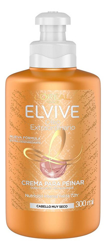 Crema Para Peinar Elvive Extra Óleo Coconut X 300 Ml