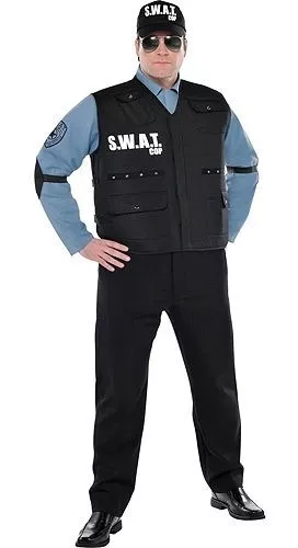 DISFRAZ DE POLICIA SWAT PARA HOMBRE