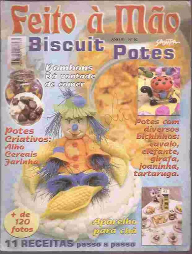 Artesanato -  Feito Em Casa Biscuit  Potes Nº 02