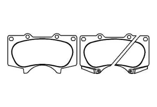 Pastilha Dianteira Pajero Full 09 Hilux 05 Land Cruiser 03