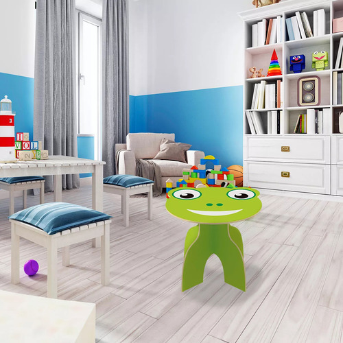 Mesa Mesinha Infantil Sapinho Frog Animalkids Madeira Junges