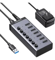 Comprar Hub Usb 3.0  7 Puertos Usb-c Con Switch De Encendido Ugreen