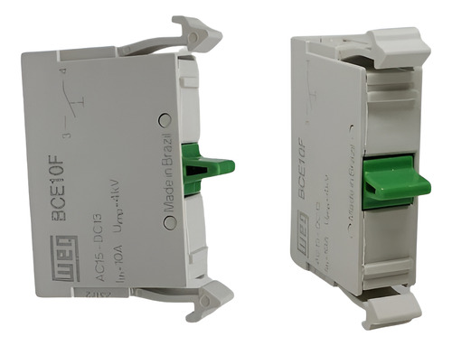 Bloco Contato P/ Botão Bce10f-cew Weg 14362178 (kit C/4pçs)