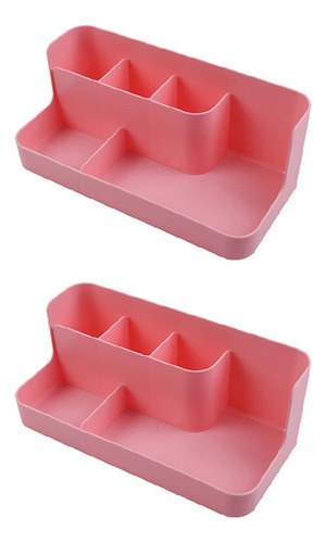 Soporte Organizador De Plástico Para Cepillos De Dientes, 2