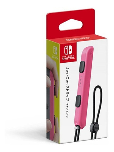 Joy Con Correa Strap Neon Pink Rosa Nintendo Switch Original