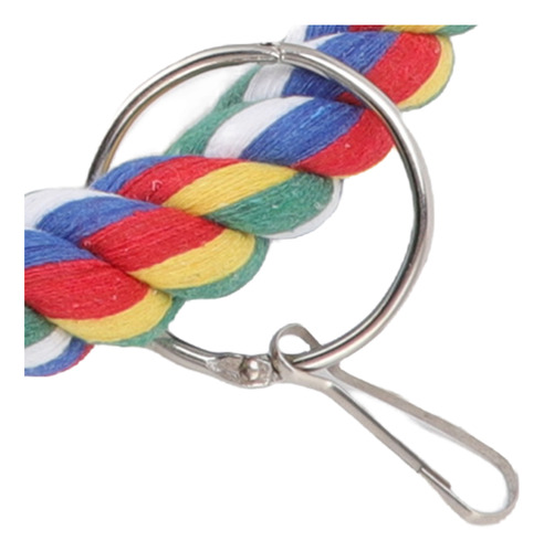Juguete Con Forma De Cuerda De Algodón Para Pájaros, Colorid