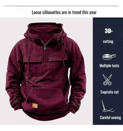 Sudadera Con Capucha Deportiva Juvenil Para Hombre Sudadera