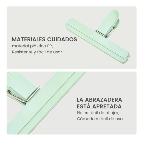 Cuchara De 12 Cucharas, 2 Clips Para Sellar Alimentos