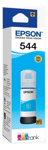 Botella De Tinta Epson 544 Color Cyan