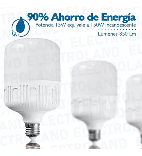 Lampara Led Galponera Sensor Movimiento E27 100w Potencia