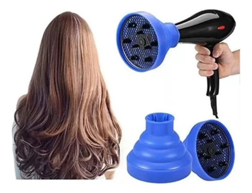 Difusor Plegable De Silicona Para Secador De Cabello