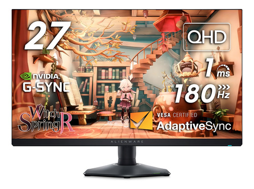 Monitor Gamer 27" ALIENWARE AW2724DM 1ms 180Hz QHD HDMI DisplayPort AMD FreeSync