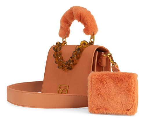 Bolsa Briefcase Cloe Viceni I Chica Color Naranja