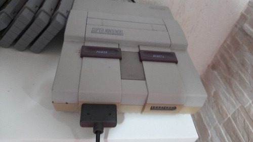 Super Nintendo Original Com 9 Fitas Não Vendo Nada Separado 