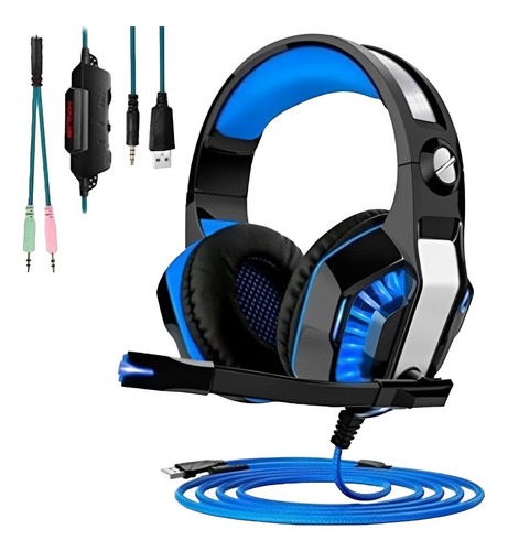 Kit Gamer Teclado Mecanico, Mouse 7 Botões 4800 Headset Rgb
