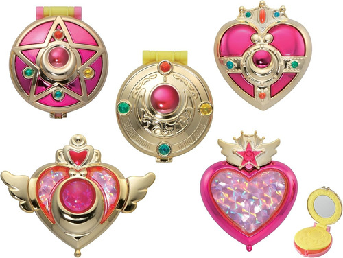 Sailor Moon Broche De Transformación Espejo, Set De 5 Japón 