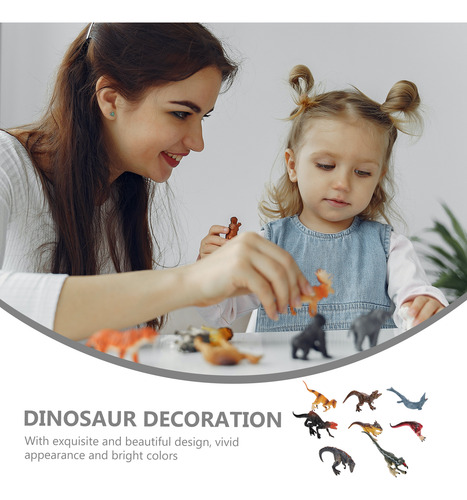 Decoración De Tartas Con Dinosaurios, 8 Unidades