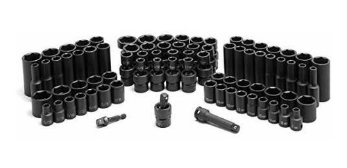 Grey Pneumatic 1281 Chrome Socket_sets, Paquete De 81